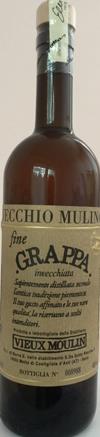 Grappa Fine, 0,7liter40pct, destilleri Vieux Moulin Borra